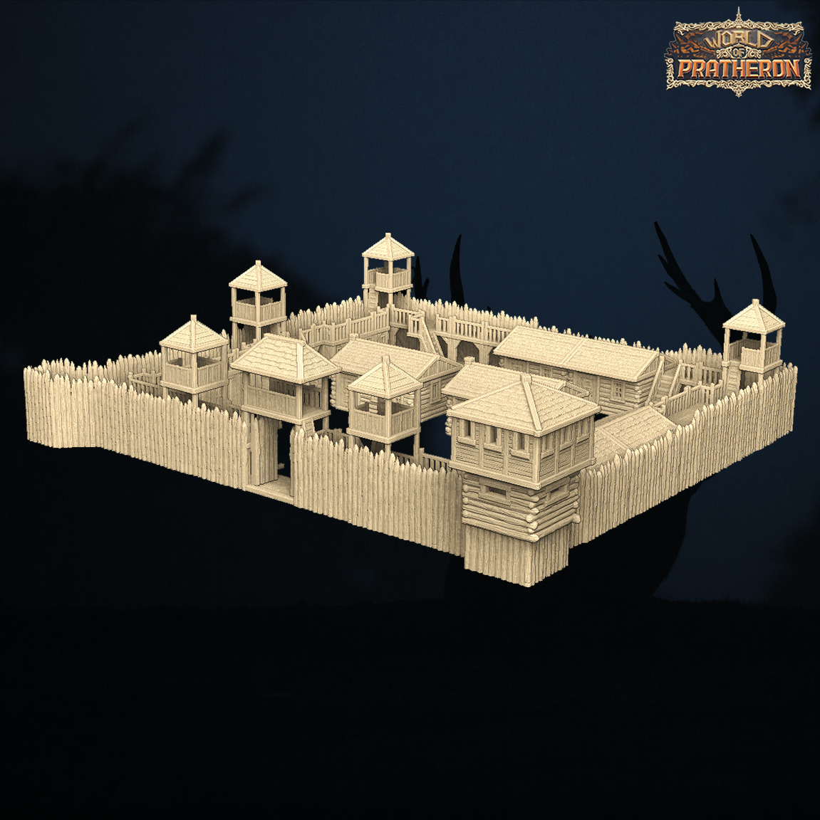 Old Wild Western Rush2 - Fort (Modular)